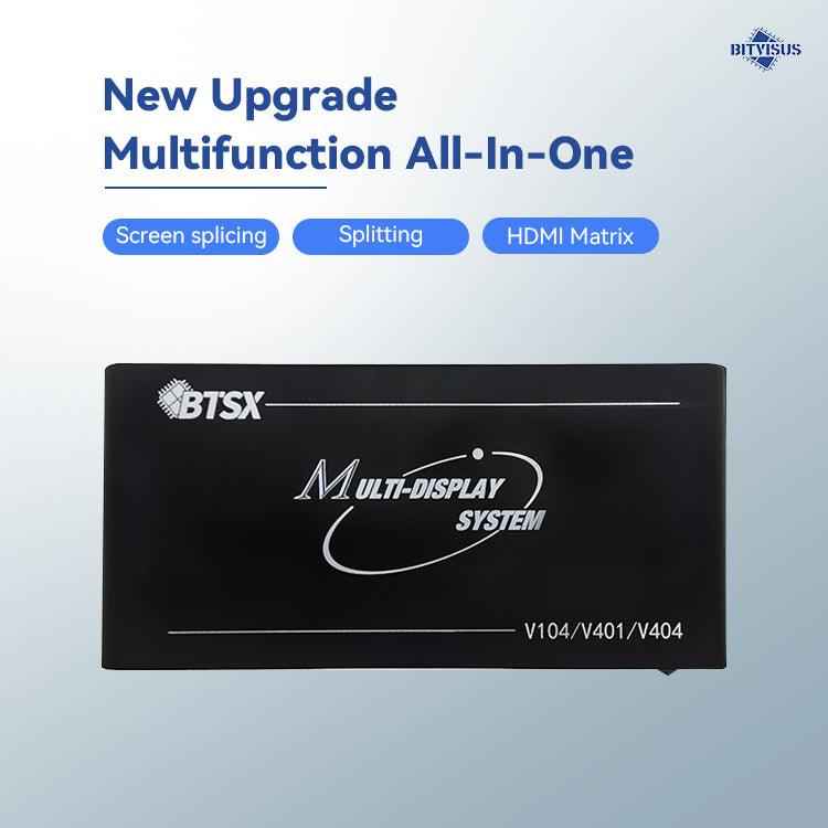 MultiViewer Splicing 2x2 1x4 4x1 1x3 3x1 4 In 4 Out HDMI Matrix Video Wall Controller Processor Splitter Video HDMI Switcher