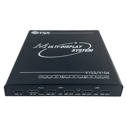 BIT-MSE-4K60-104HD 1x4 1x3 1x2 Video Wall Controller Projection Fusion System HDMI/DP 1 In 4 Out