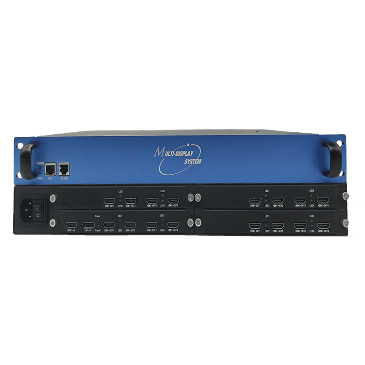 BIT-VWC-U1-116 Modular 1U Rack Unit 8K 16K Video Wall Controller Processor Web Control RS232